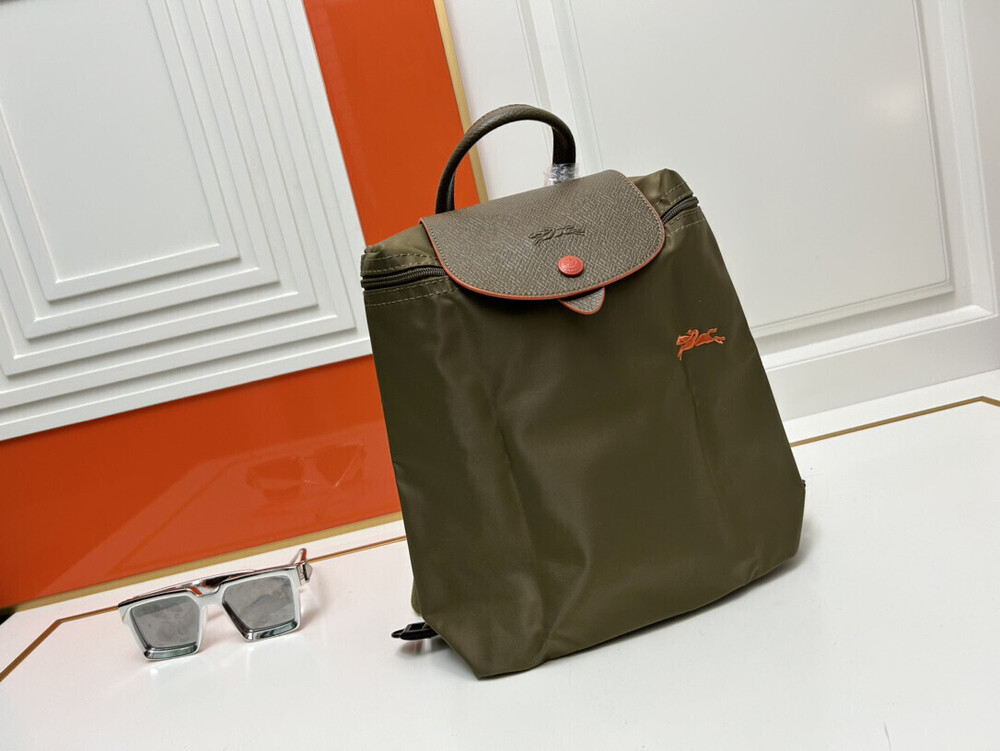 Longchamp Le Pilage Backpack  green